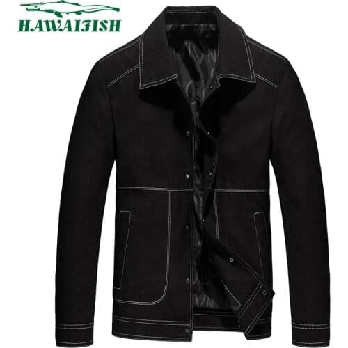 Hawaifish brand Mens jacket 2021 Spring and Autumn Business Casual jaquetas New Loose Lapel high quality mens jackets and coats