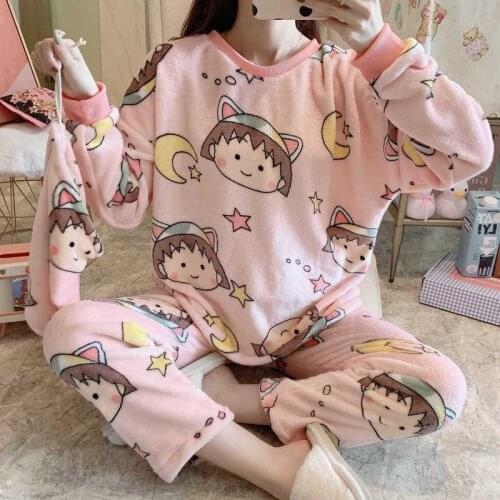 HBEN Women's Warm Pajamas
