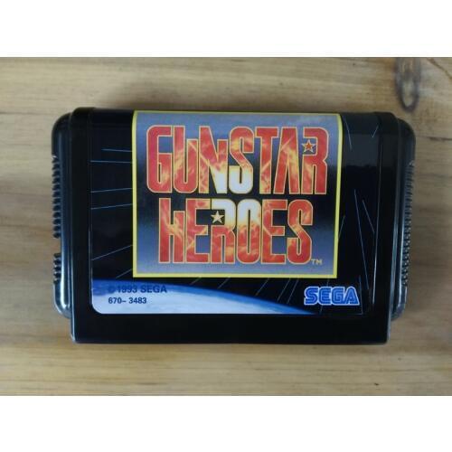 MD Game : Gunstar Heroes ( Japan Version!! )