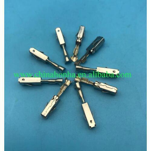 50pcs 967542-1 Female Terminal 3.5 Series Pins Car Splices Wire Terminal Crimp Pins Non-insulated Auto Plug