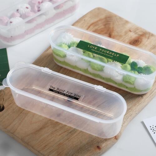 5/10pcs Clear Plastic Pastry Cookies Cake Box Party Cake Shop Food Packing Gift Box Pastry Dessert Cake Holder Boxes Fruit Salad
