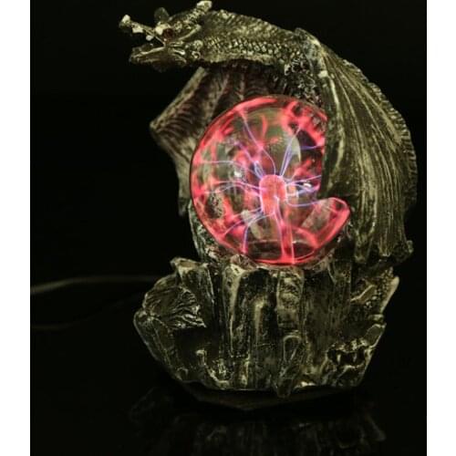 Creative Gifts Dragon Crafts Fancy Decorative ornaments lightning ball Electrostatic magic ball Domineering dragon shape