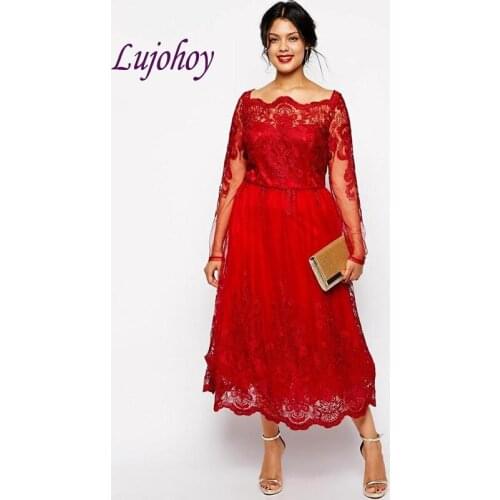 Женские вечерние платья ниже колена Lujohoy China At AliExpress