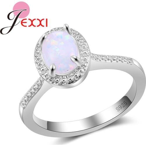 Spring New Fascinating Hand Knuckle Pink Opal Stones Finger Ring 925 Sterling Silver Rings Ethnic Boho Bohemia Knuckle Rings