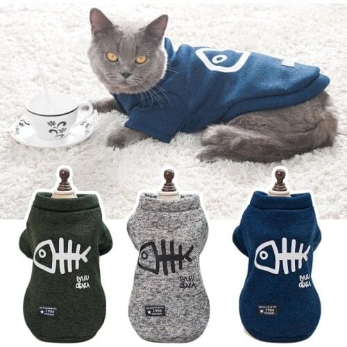 Cat Clothes Sphynx Kitty Kitten Puppy Clothes Cat Hoodie Cats Coat Pet Costume Small Dog Cats Jumpsuit Sweater catfish couenne