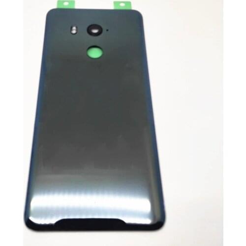 Original Glass Rear Housing for HTC U11 Plus Battery Cover Back Case with Camera Lens+Logo