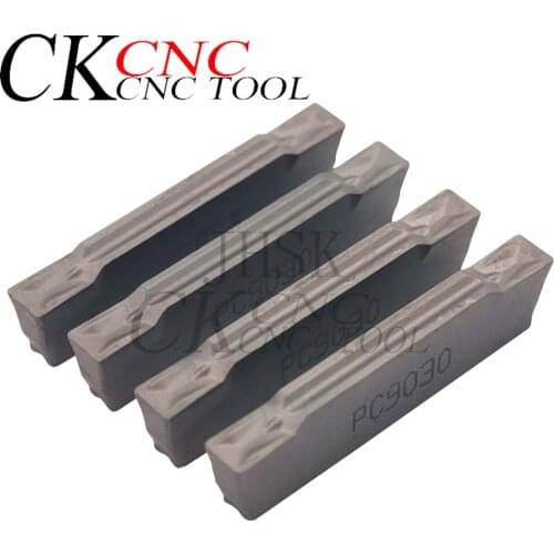 10pcs MGMN200-G PC9030 2mm Carbide Grooving Insert Lathe Turning Tools cutter Metal MGMN200 G Prating Lathe Slotting blade