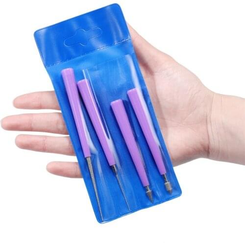 Needle Horn File Wenwan Hole Reamer Drilling Grinding Tool Epoxy Crystal Beaded Hand Twist Drill