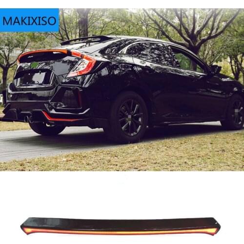 LED Rear Bumper Fog Lamp Brake Light Dynamic Turn Signal Reflector For Honda Civic Type R 2021 Multi-function