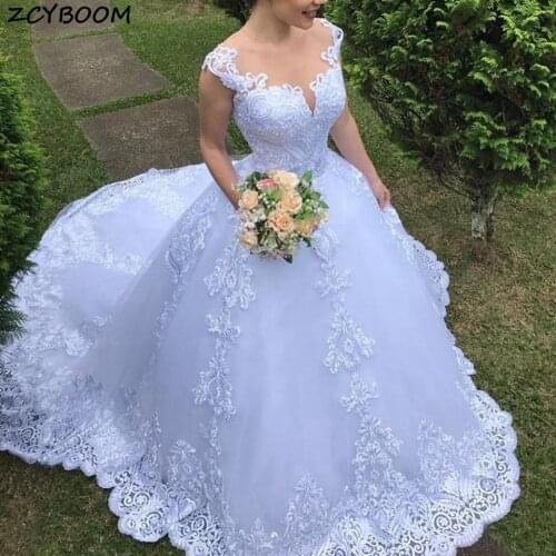 ZCYBOOM Long Wedding Dresses