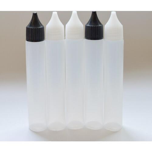 1pcs 30ml Pen Shape Plastic Bottle With Long Tip E Liquid Empty Long Slim Dropper Bottle