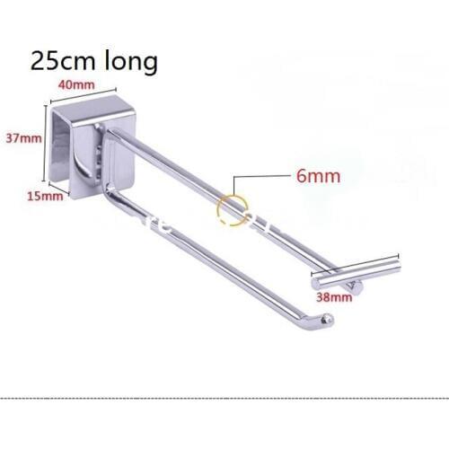 100 pcs/pack ) 25cm Length 6mm Diameter Wholesale Security Display Hook retail display hooks