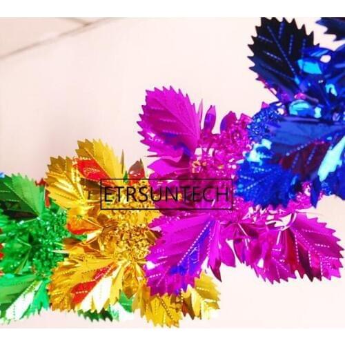 100pcs Wedding Party Paper Garland 3m Creative Fun Colorful Hanging Flower Cake Card For Kids Birthday Party Decoration