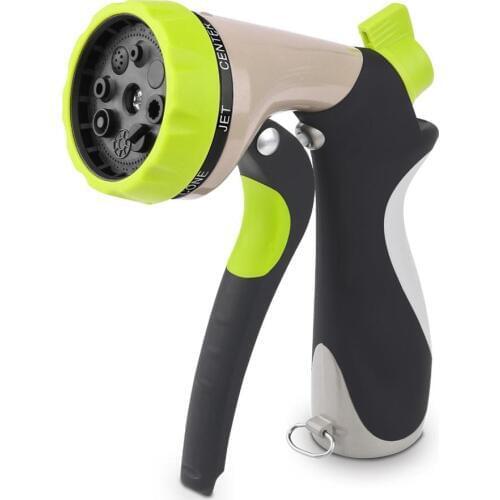 8 Patterns Zinc Front Wrench Handle Garden Hose Nozzles Water Gun Sprinkler Sprayer Lawn Garden Agricultural Irrigation Gun