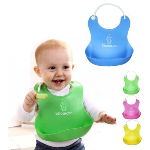 Baby Infants Kids Cute Silicone Bibs Baby Lunch Bibs Cute TPE Waterproof Carters Baby Bibs Fashhion Burp Cloths Girls Boys G0056