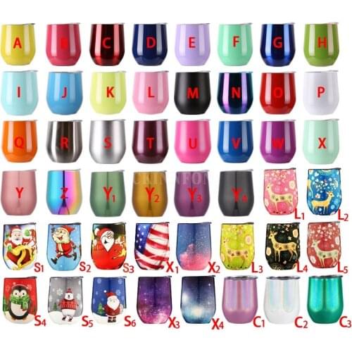 DHL 50PCS 9oz Egg Cups Wine Glass 9oz Wine Tumbler Double Wall Stainless Steel Beer Vacuum Insulated Mug Drinking Coffee Cups