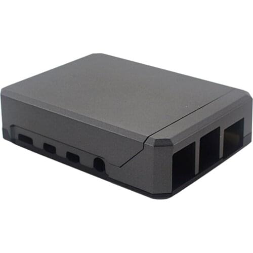 FFYY-for Argon NEO for Raspberry Pi 4 Case Aluminum Metal Shell Sliding netic Cover Passive Cooling Silicon Heat Sink