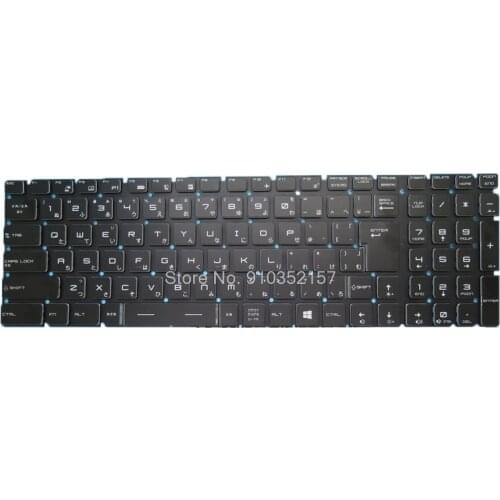 UK JP Translucent Crystal Keycap Keyboard For MSI Alpha 15 Creator 17M Alpha 15 A3DD MS-17F3 16UK 16U6 Japanese Black NO Frame