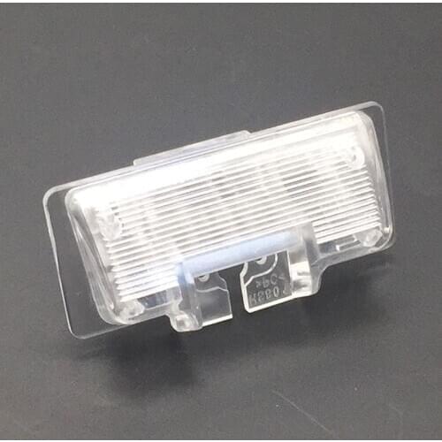 EEMRKE Car Rear View Camera Bracket License Plate Lights Housing Mount for Nissan Tiida C11 / Tiida Latio Sedan Urban NV350 Leaf