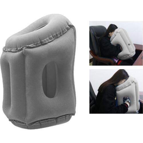 Portable Inflatable Air Pillow Headrest Body Back Travel Support Cushions for Airplane Car Office Rest Foldable Neck Pillows