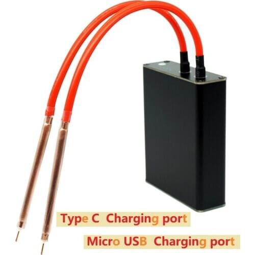 Portable spot welding machine diy full set 18650 lithium battery nickel belt spot welding mini small household fiber