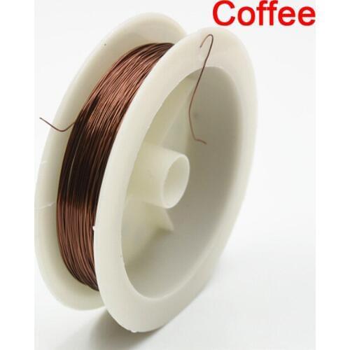 0.3mm/10m 1 Roll Cheap Sturdy Alloy Copper Wire Soft Useful DIY Craft Beading Wire Fashion Jewelry Making Cord String Accessorie