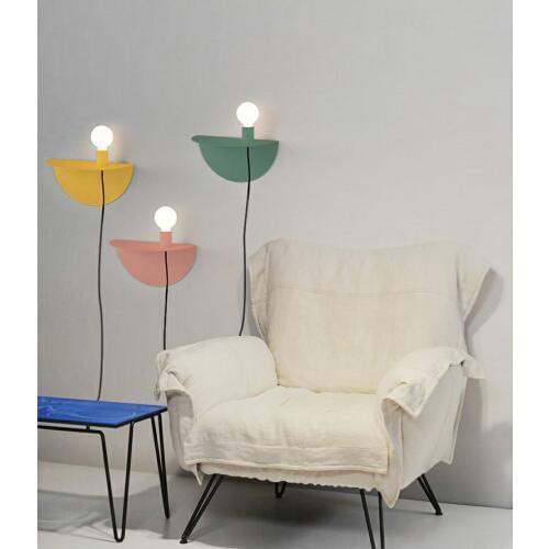 Modern Minimalism Wall lamp Black white Nordic creativity Light Bedroom Hotel Cloakroom Fitting Room Lamp Wall Lamp LED