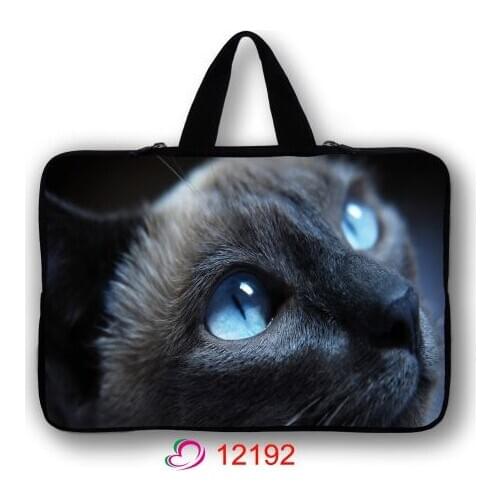 Blue Eye Cat 15.6 Funda Portatil 17 14 13 12 10 15 Laptop Bag For Huawei Matebook iPad Pro 11 2020 Stylish Tablet Case