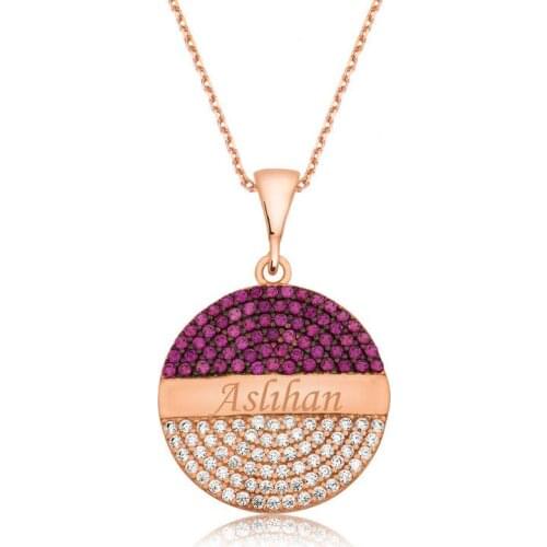 Tevuli 925 Sterling Silver Round Is Lady Necklace