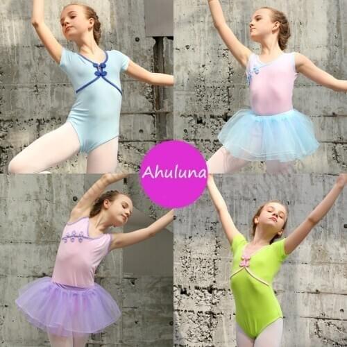 Chinese Traditional Dance Costume Ballet Gymnastics Clothing For Girls Children Spring Summer Practice Clothes D03601