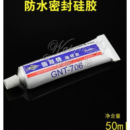 Solid Knight transparent sealant glass plastic silicone rubber small bottles of kitchen and toilet home waterproof mildew