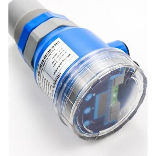 220VAC 10m Range Hart water ultrasonic level transmitter LCD display Relay Output