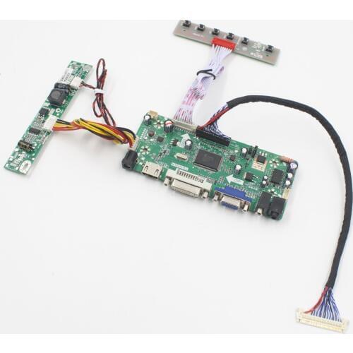 DVI VGA Audio LCD controller board Kit HDMI-compatible for 19.5 inch M195FGK-L30 1600X900 WLED LED LCD panel LVDS singal