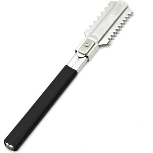 High Quality Stainless Steel Hair Razor Rest Salon Haircut Razor Beard Trimmer For Barber DIY Hair Removal Tool