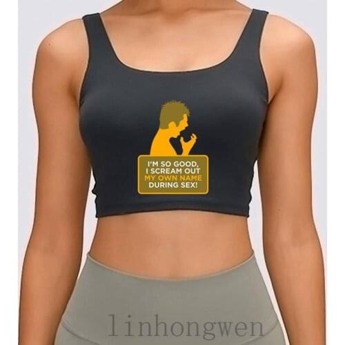 Im So Good I Scream Out My Own Name During Sex Curvy Women Tank Top Funny Summer Cute Plus Size XL Designer Normal Crop Top