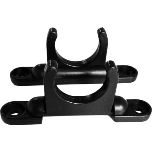 2 Pieces Durable Nylon Paddle Holder Clip Keeper Fishing Rod Tube Keeper Boat Kayak Mount for 27-30mm Rod