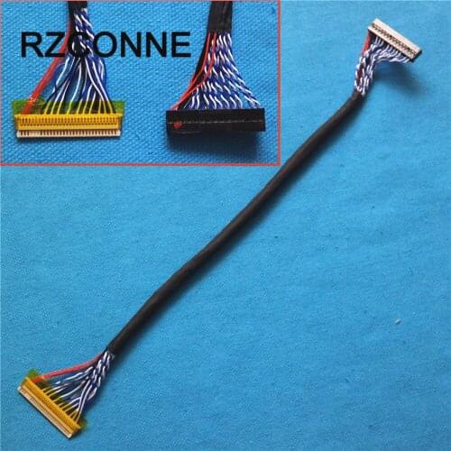 5pcs FIX-30-S8 Universal LVDS Cable FIX 30Pin 2ch 8 bit for 17''-26'' LCD Controller Panel Monitor