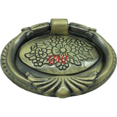 Antique Bronze Cabinet Knobs Zinc Alloy Eur-Style Furniture Accessories Closet Hnadle Drawer Cupboard Knob &Handles Bars Pulls