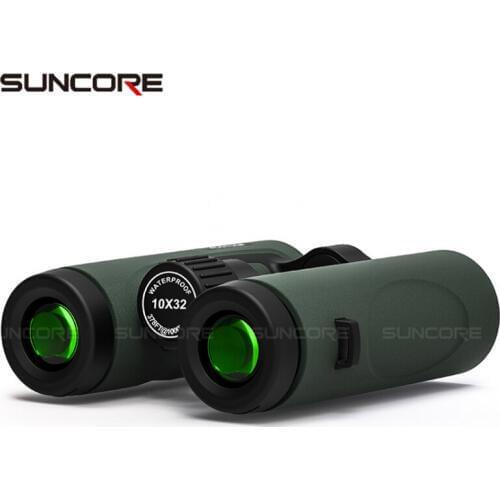 SUNCORE 10x32 Binoculars High Magnification Telescope Low Light Vision Zoom Spotting Scope For Outdoor Hunting