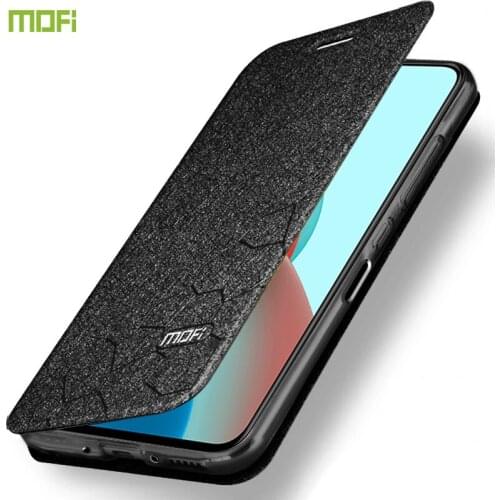 MOFI Flip Case For Xiaomi Mi 11 Full Protection Cover With Holder Case For Xiaomi 11 Silicone Flip Leather 360 Shockproof Case