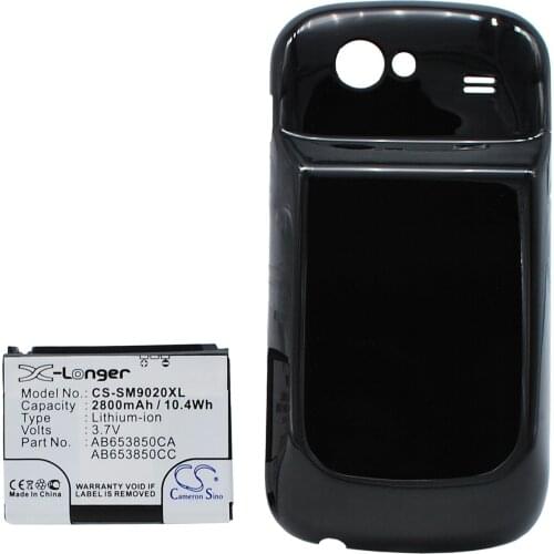 CS 2800mAh/10.36Wh battery for Samsung GT-I9020,GT-I9020T,Nexus S,Nexus S 4G AB653850CA,AB653850CABSTD,AB653850CC