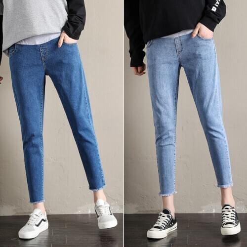 Elastic Waist Maternity Jeans Pants For Pregnancy Clothes For Pregnant Women Legging Maternity pregnant Spring / Autumn