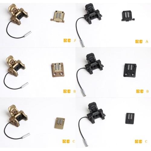 FMA Functional Version of Gsgm Night Vision Device Bracket Dumper Tactical 1Pcs Helmet Base Mount BK/DE TB1301