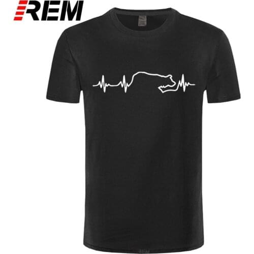 REM Border Collie Heartbeat T-Shirt, Dog Lifeline Tees for Lady Hip Hop T Shirt Women Sexy Tops Tee 100 % Cotton Let Sleeping