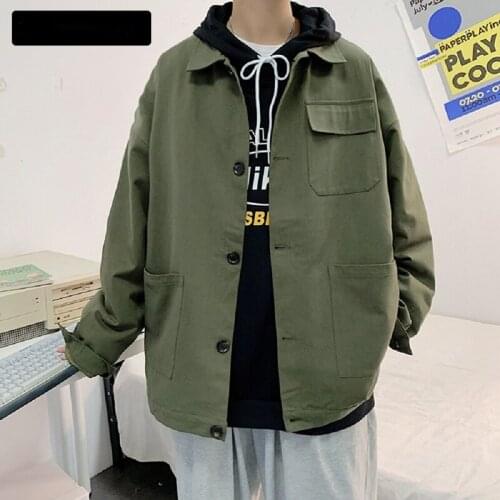 Cargo Mens Jacket Harajuku Streetwear Outerwear Bomber Jackets Japanese-style Spring Autumn Loose Clothes High Quality jackets
