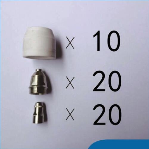 P80 Inverte Plasma Cutter Cutting Gun Plasma Consumable Cutting Torch Accessories Nozzle tips Electrode CNC Cutting knife 50PK