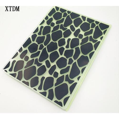 XTDM plastic rock template craft card making paper card album wedding decoration scrapbooking Embossing folders