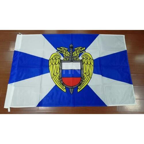 Knitted polyester 90x135cm federal security service of russia and vice versa flag