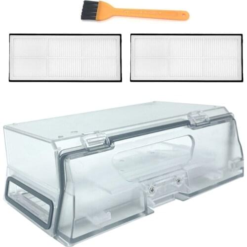 Dust Box for Roborock S7 S7MAXV T7S T7S PLUS Robot Vacuum Cleaner Without Filter Spare Parts