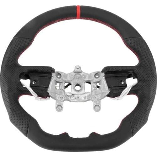 Nappa Perforated Leather Customized Steering Wheel Fit for Jeep Wrangler JL JLU 2018 2019 2020 2021 Steering Wheel Modification